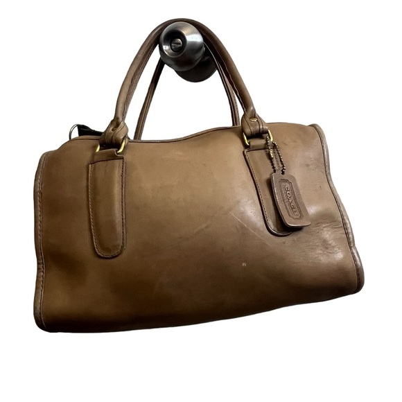 Coach Handbags - Vintage Coach NYC Madison Satchel Large 9615 Putty 1980s